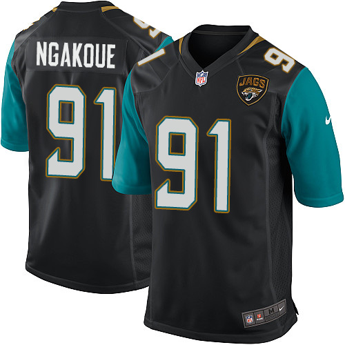 Men's Game Yannick Ngakoue Nike Jersey Black Alternate - #91 NFL Jacksonville Jaguars